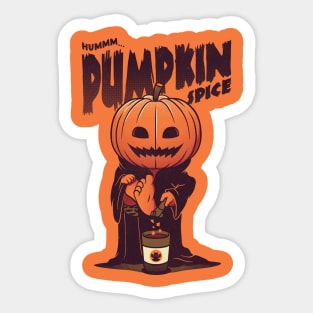 Humm Pumpkin Spice by Tobe Fonseca Sticker